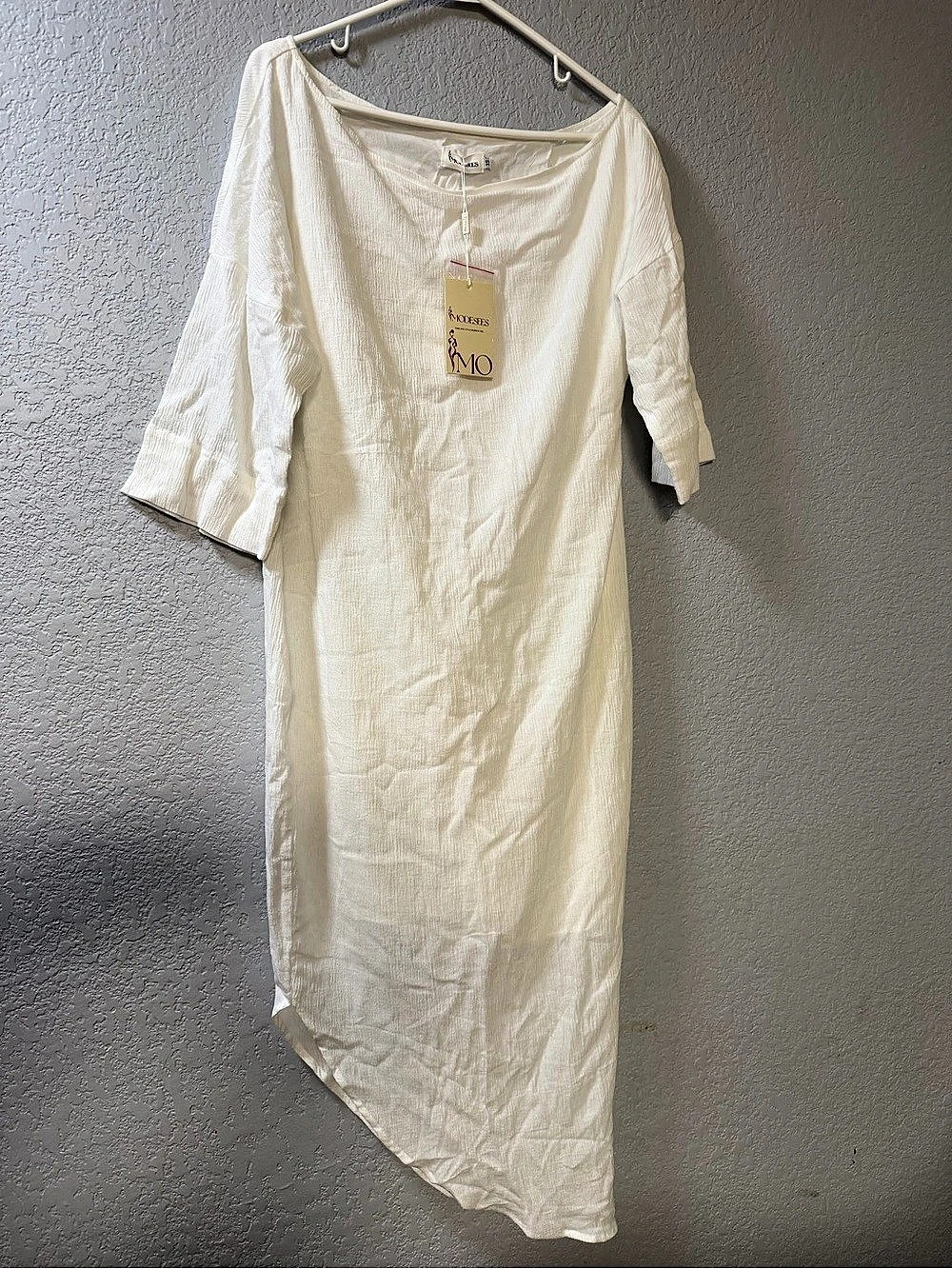 Modessess Women's Maxi Dress in White Size XS NWT